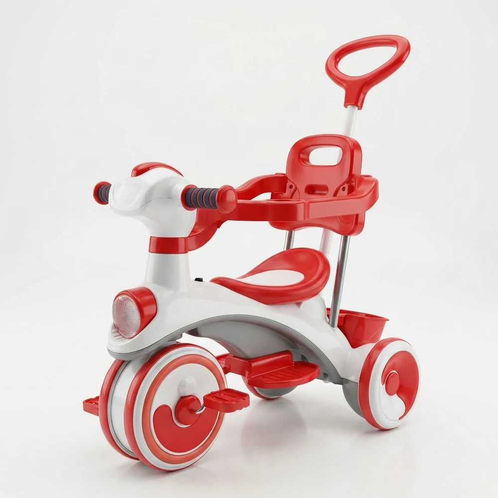 Royal Rider Razak Baby Smile Royal Rider Tri-Cycle White & Red - Buy at iCart
